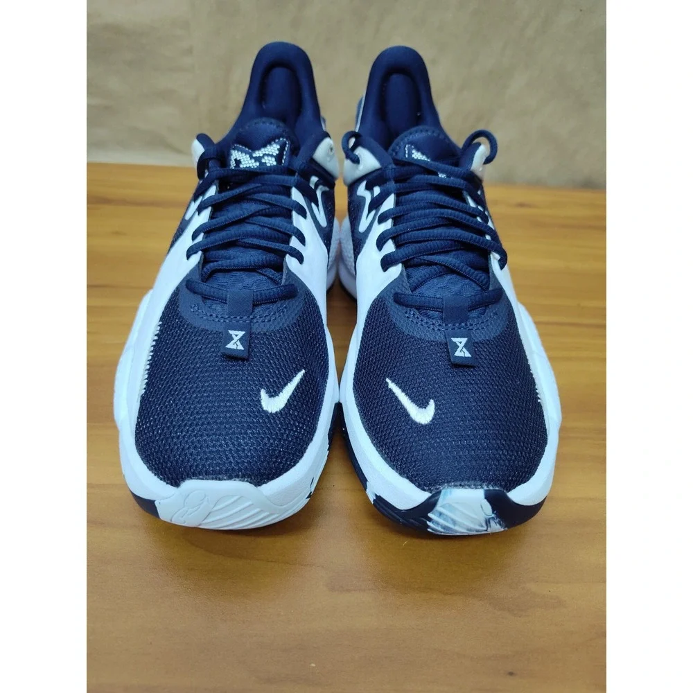 Nike Boy's‎ PG 5 Basketball Shoes da7758-401 Navy Blue White Sz 6